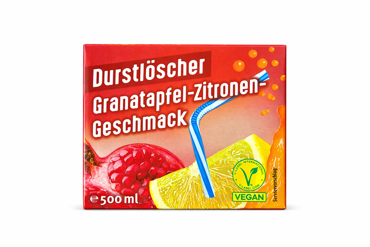 Durstlöscher Granatapfel-Zitrone 500ml
