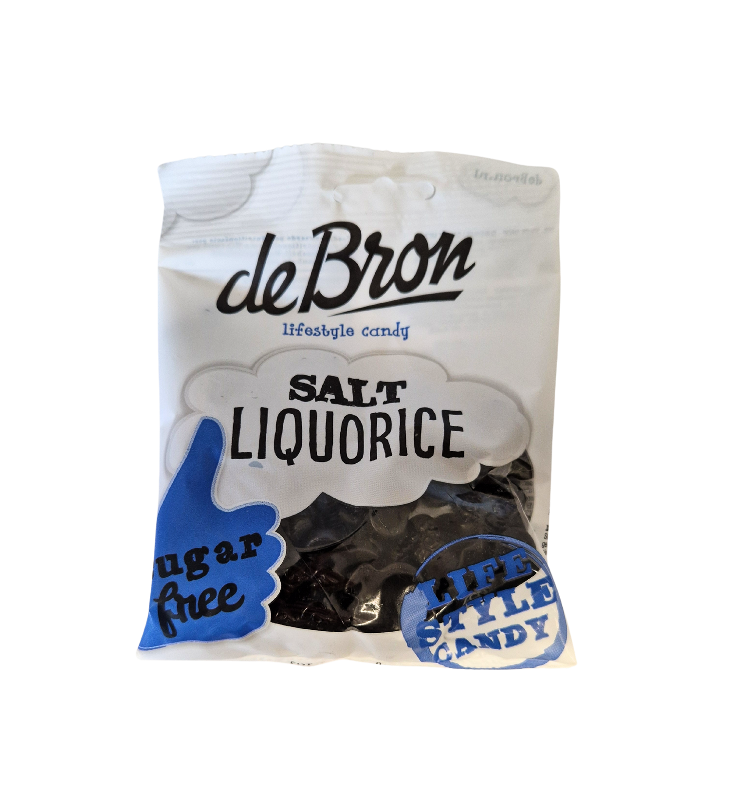 De Bron Salt Liquorice Sugarfree 100g