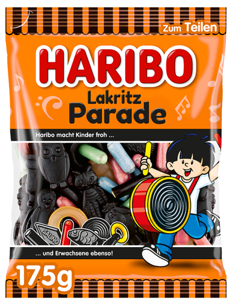 Haribo Lakritz Parade 175g