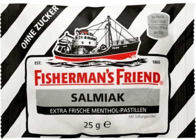 Fisherman's Friend Salmiak ohne Zucker 25g