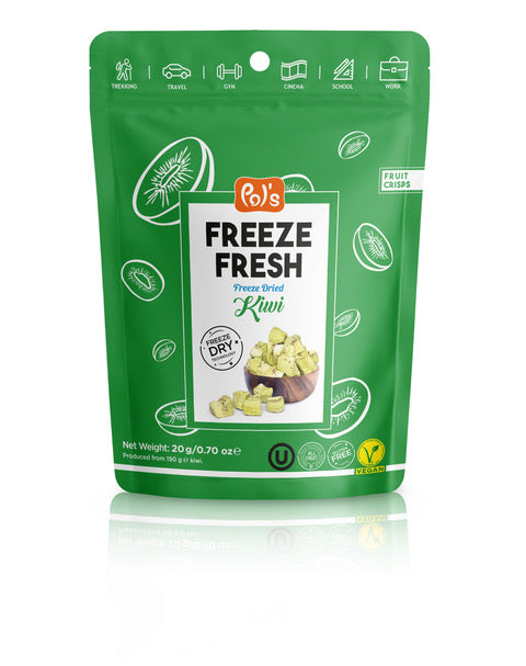 POL'S FREEZE FRESH - Gefriergetrocknete Fruchtchips Kiwi 20g