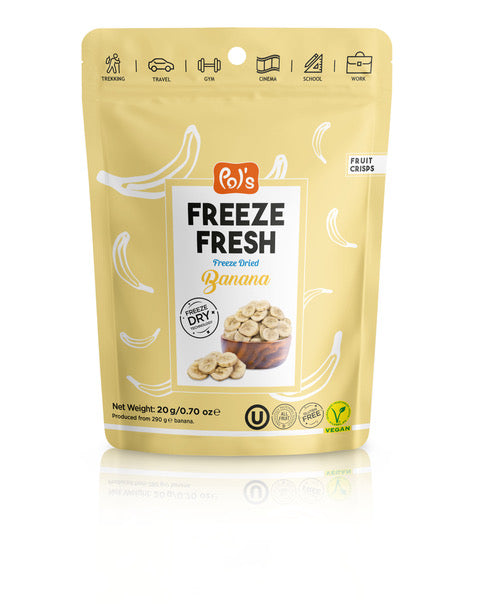 POL'S FREEZE FRESH - Gefriergetrocknete Fruchtchips Bananen 20g