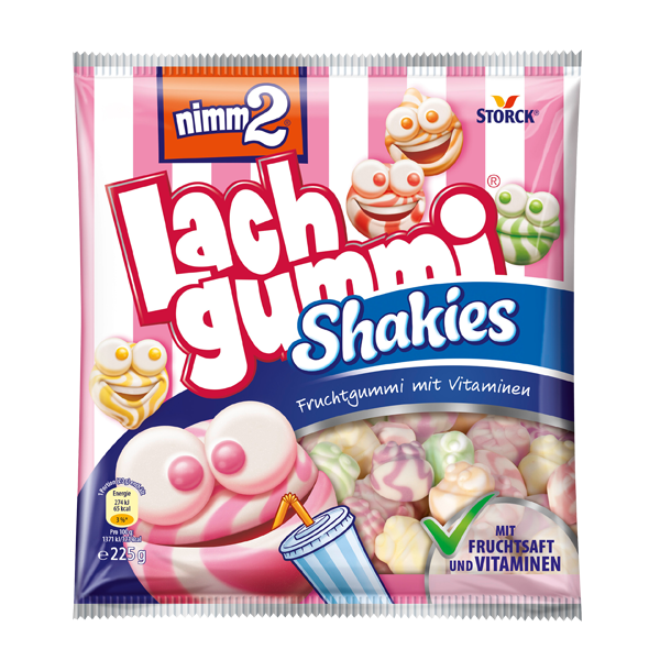nimm 2 Lachgummi Shakies 225g