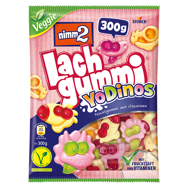 nimm 2 Lachgummi YoDinos 300g