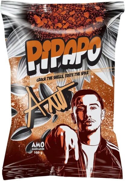 PIPAPO Amo geröstete Sonnenblumenkerne Chili Taco 100g