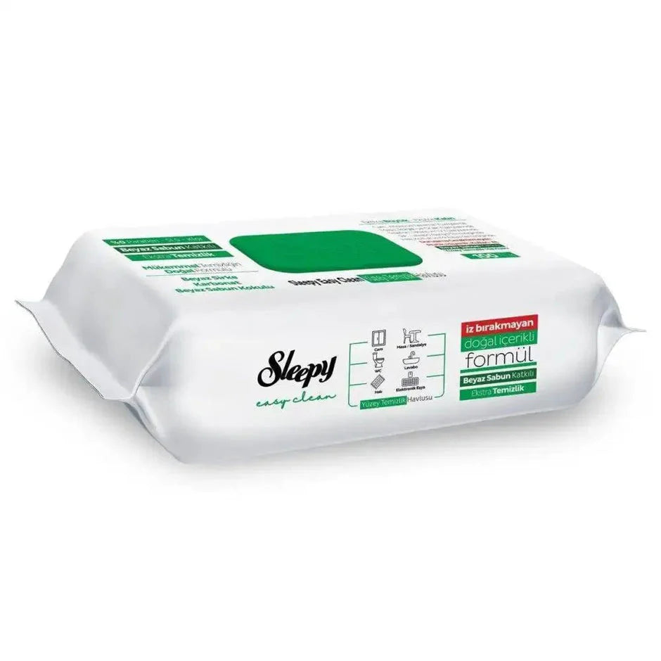 Sleepy grün Reinigungstuch Weißer Seifenduft 100er
