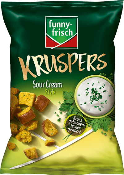 funny-frisch Kruspers Sour Cream 120g
