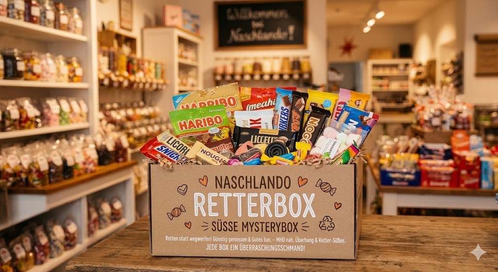 RETTERBOX - Mystery Box - Fruchtgummi und Schokolade
