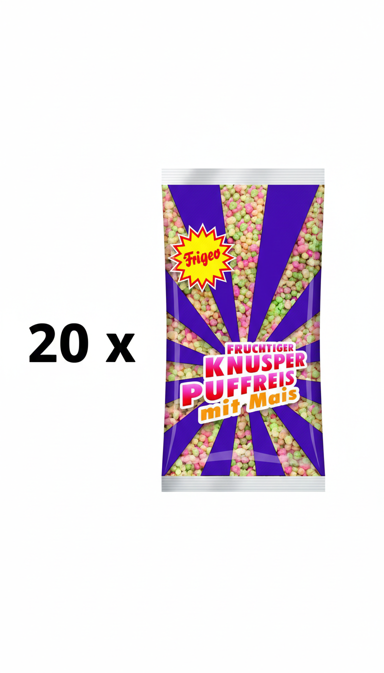 Frigeo Knusper Puffreis mit Mais 80g