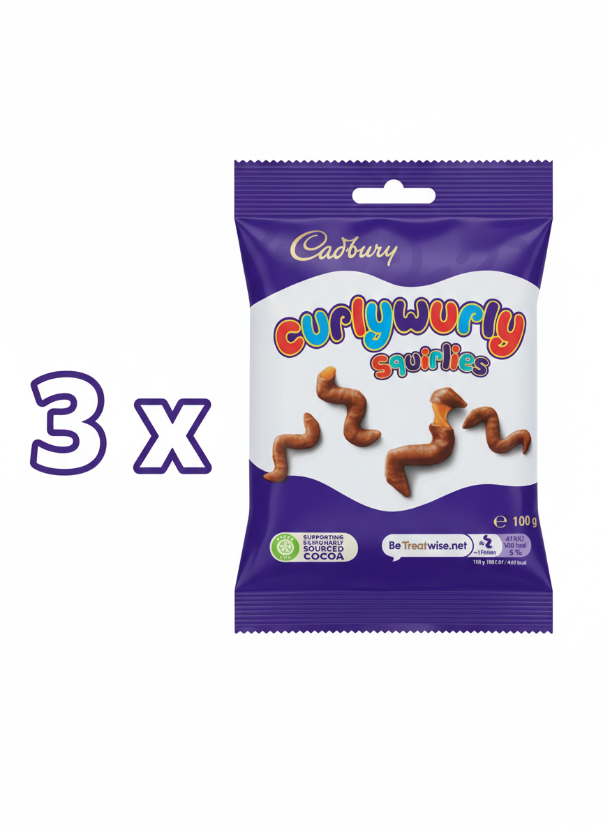 Cadbury Curly Wurly Squirlies 100g