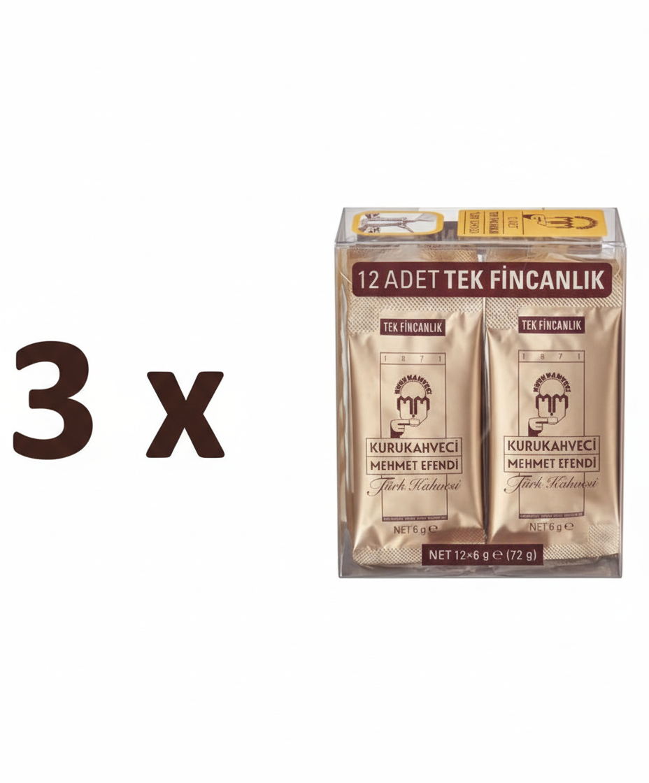 Mehmet Efendi türkischer Kaffee 12 x 6g Mokka