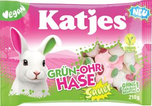 Katjes Grün-Ohr Hase Sauer 210g