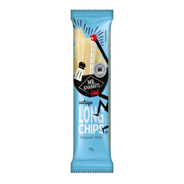 Mr.Knabbits Long Chips Original, gesalzen 75g