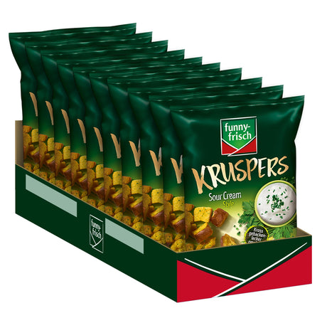 funny-frisch Kruspers Sour Cream 120g - MHD 19.01.2026