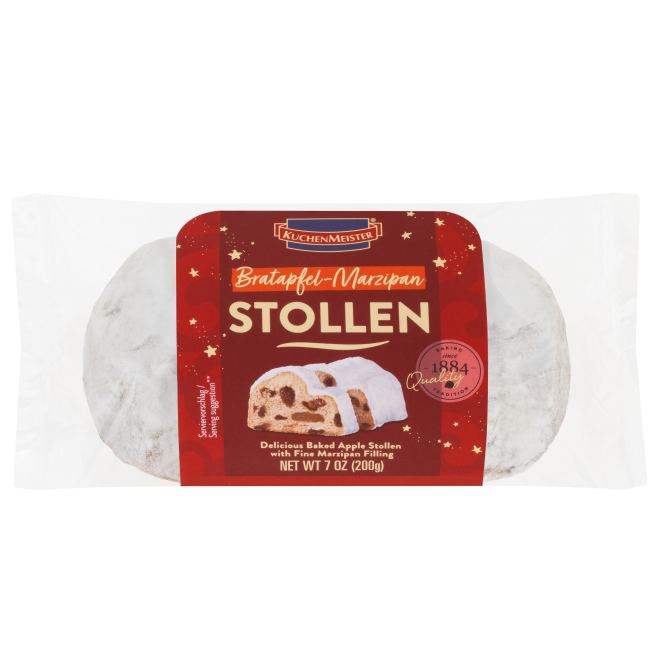 KuchenMeister Bratapfel-Marzipan Stollen 200 g