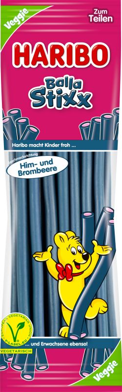 Haribo Balla Stixx Himbeere-Brombeere Veggie 200g