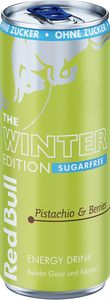 Red Bull Energy Drink Winter Edition Pistachio&Berries, zuckerfrei 250ml