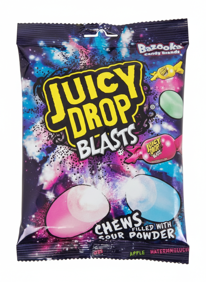 Bazooka Juicy Drop Blasts 120g