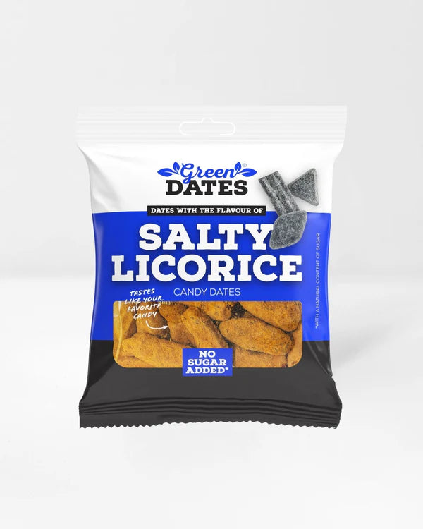 Green Dates Salty Licorice 90g