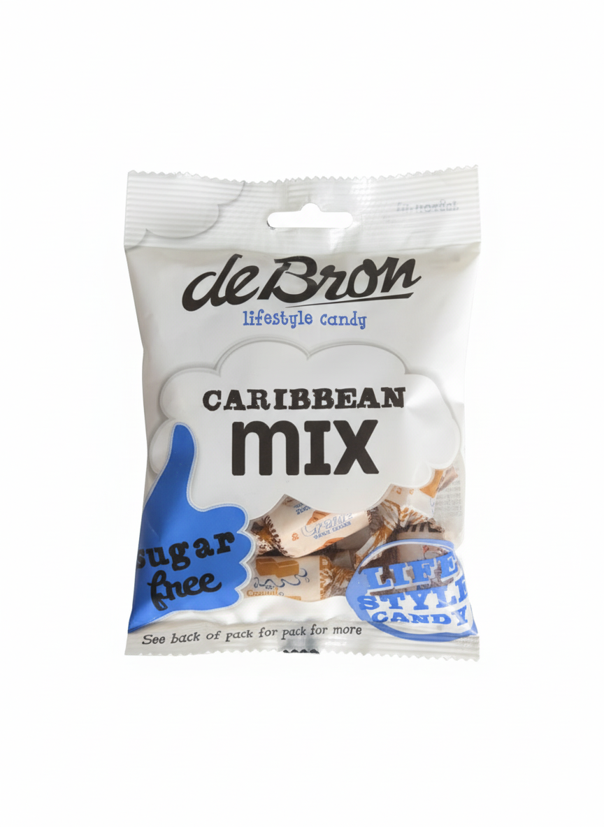 De Bron Caribbean Mix Sugarfree 90g