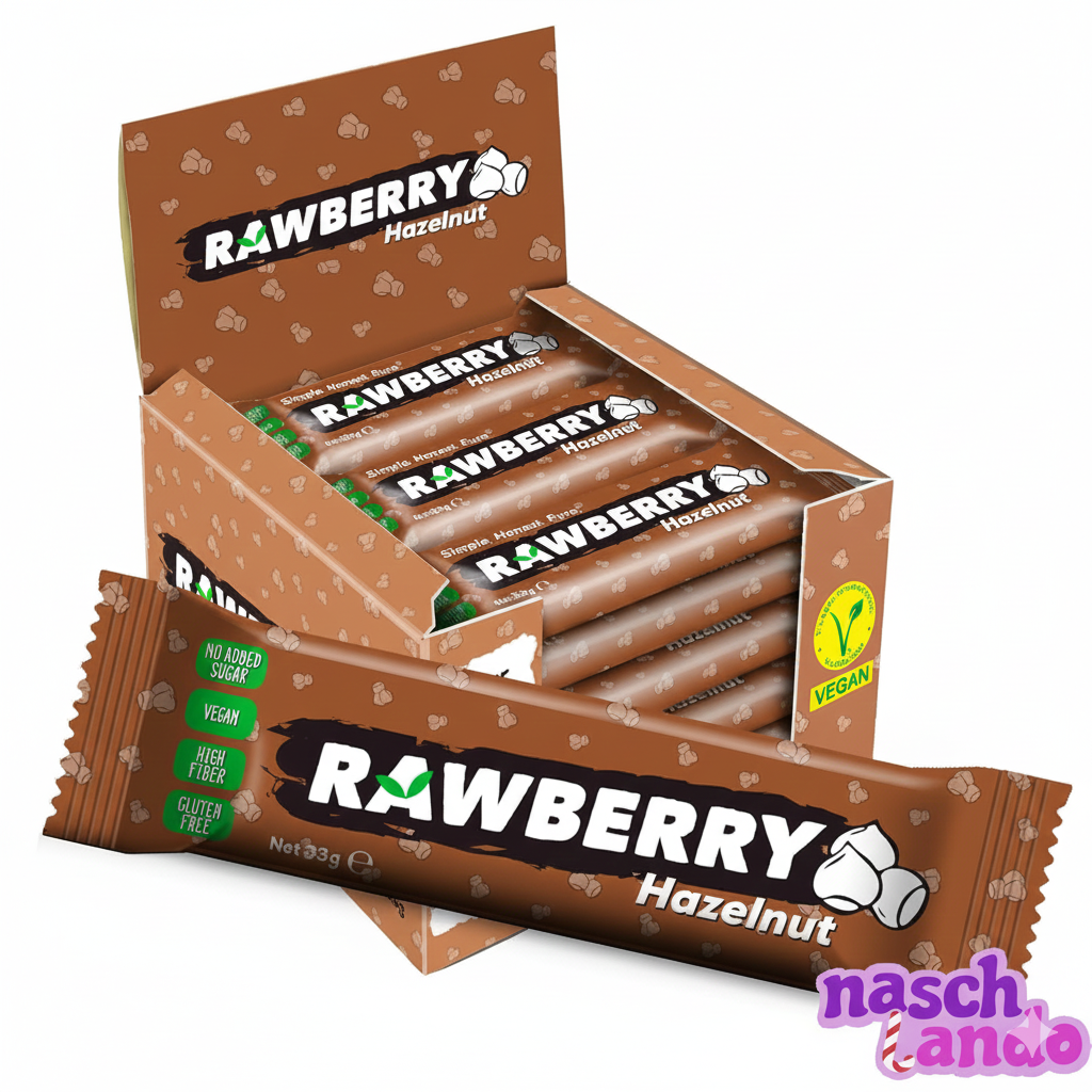 RAWBERRY Kakao und Haselnussriegel 33g Fruchtriegel