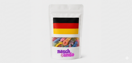 Naschlando Fruchtgummi WM Bag mit Flagge - 100g