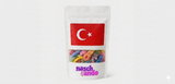 Naschlando Fruchtgummi WM Bag mit Flagge - 100g
