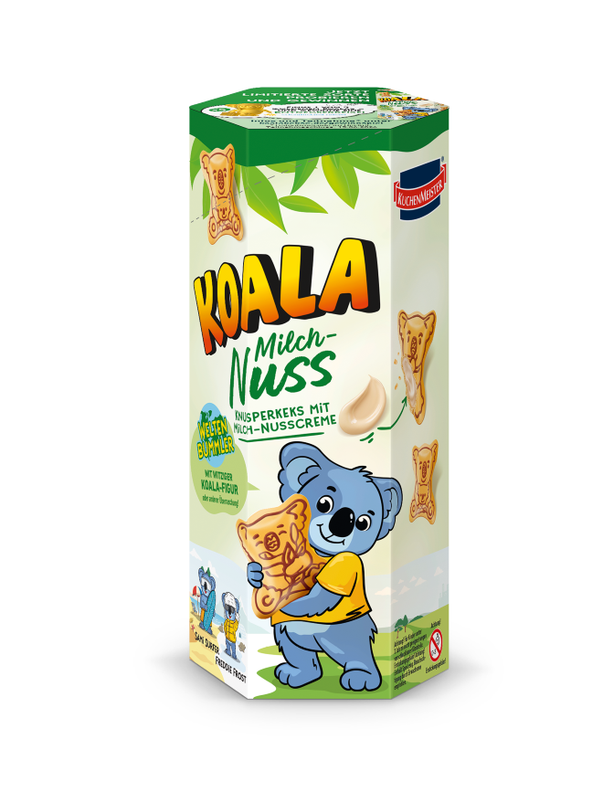 KuchenMeister Koala Milch Nuss Creme Füllung – Limited Edition 75g