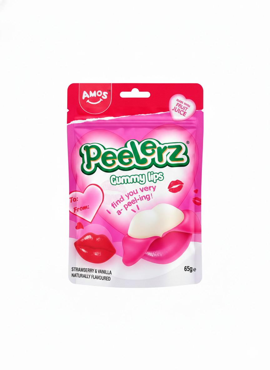 Amos Peelerz Gummy Lips 65g