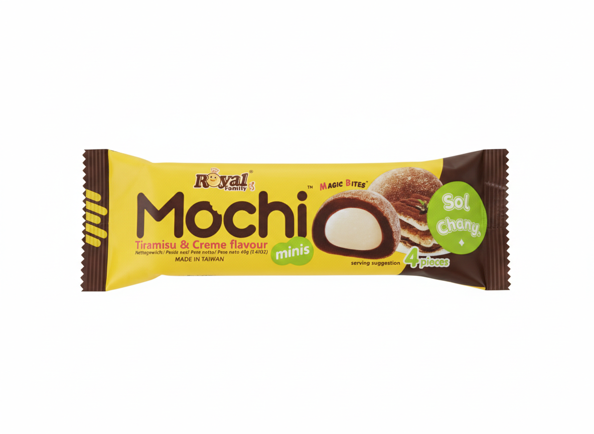 Royal Family Mochi Tiramsu & Creme 40g