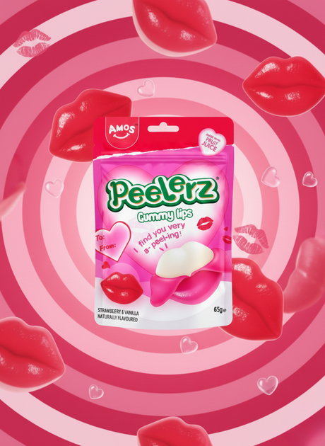 Amos Peelerz Gummy Lips 65g
