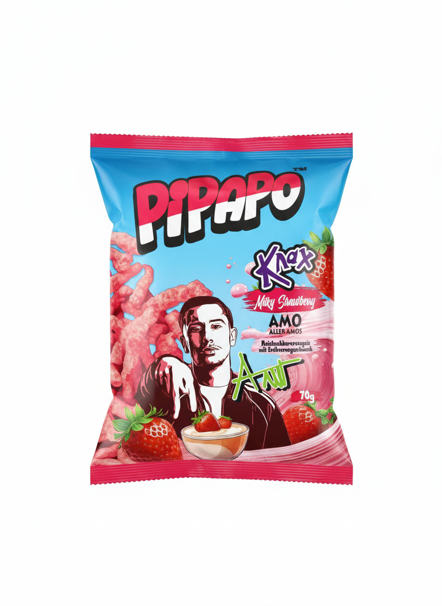 PIPAPO Amo Knax Milky Strawberry 70g