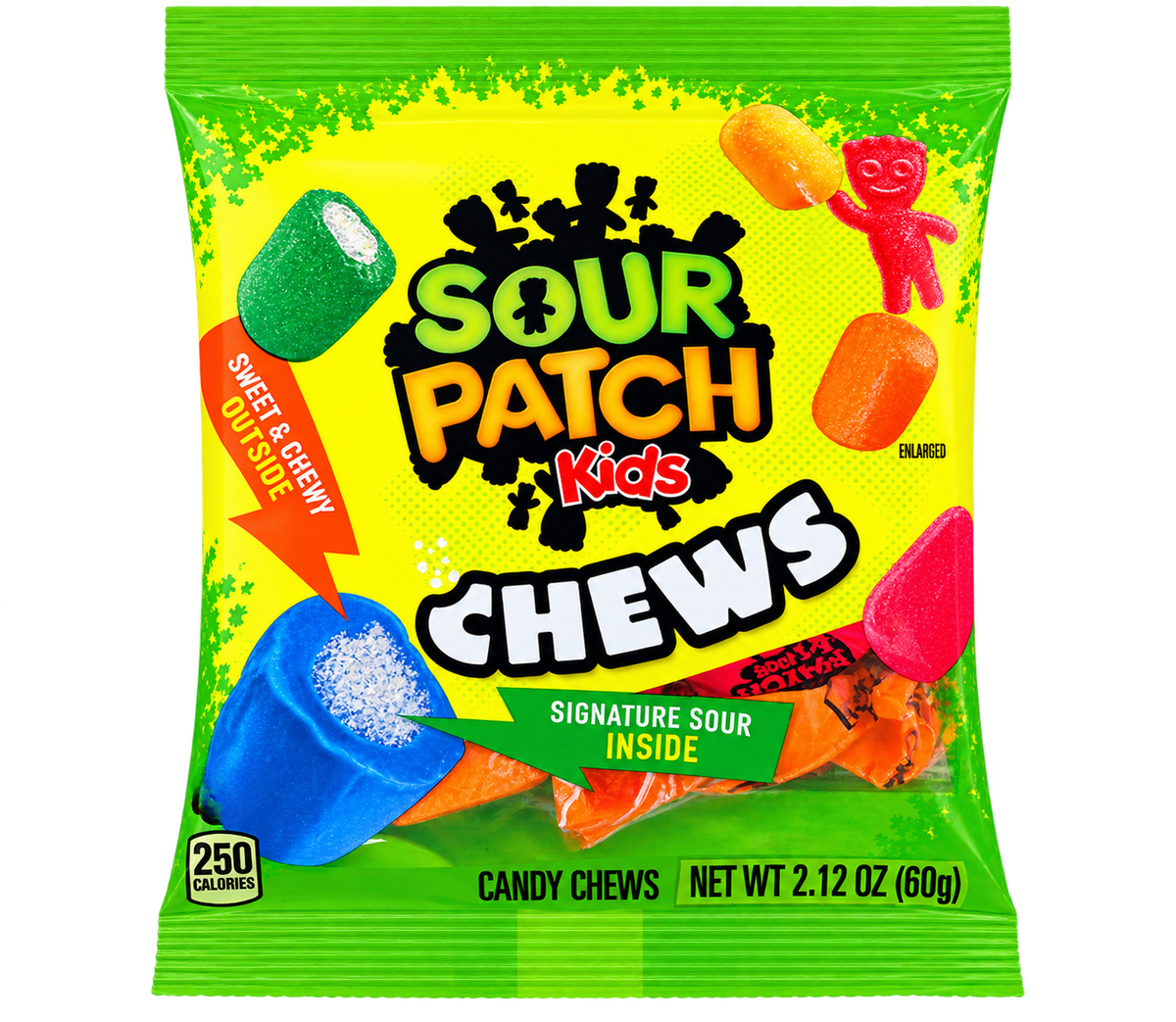 Sour Patch Chews Soft & Chewy 60g