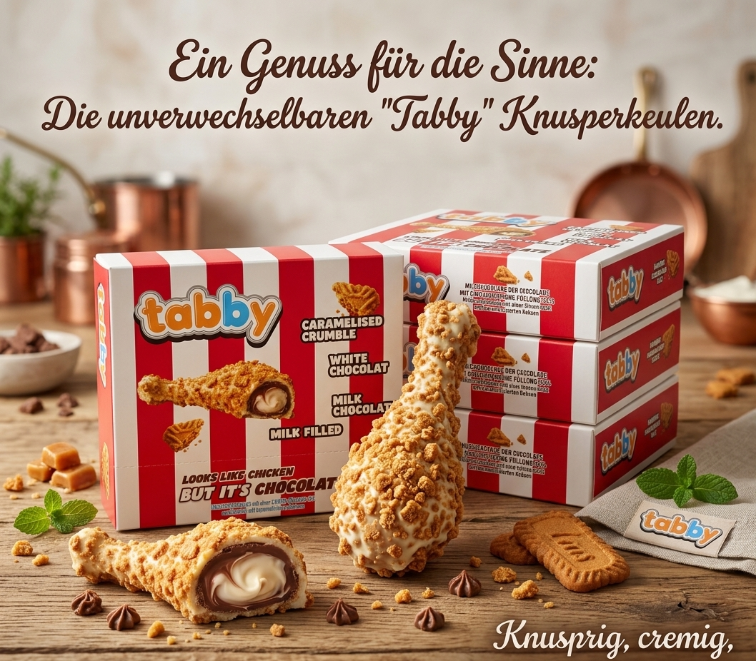 Tabby Chicken Chocolate Milk Filled 50g