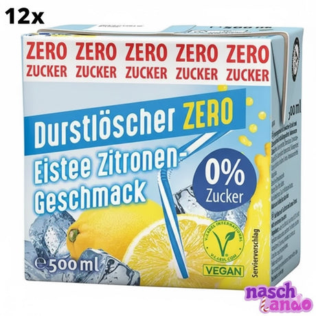 Durstlöscher Eistee Zitrone Zero 500ml